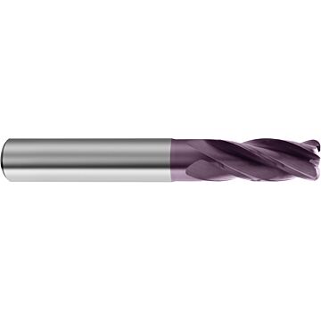 End mills with corner radius (4-fluted) End mills with corner radius (4-fluted)