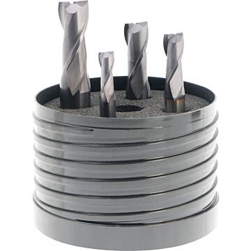 Al slot drills (2-fluted) set Al slot drills (2-fluted) set