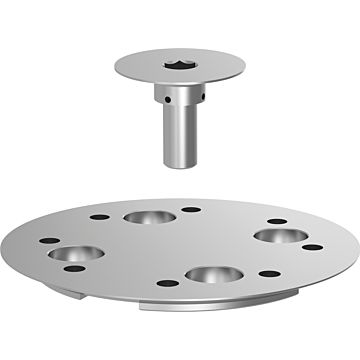 Coolant distribution screw