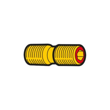 Threaded spindle