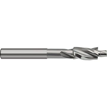 Counterbores with pilots for tapping size holes Counterbores with pilots for tapping size holes