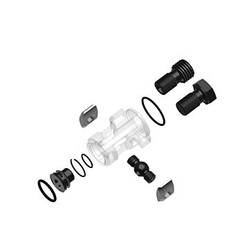 Component parts for clamping set