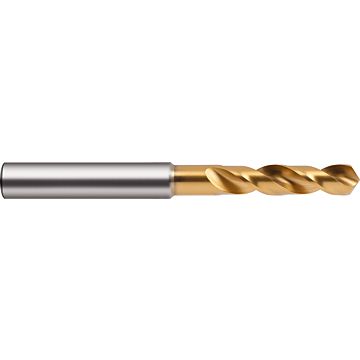 Twist drills with reinforced straight shank Twist drills with reinforced straight shank