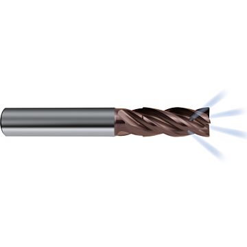 Ratio end mills RF 100 diver Ratio end mills RF 100 diver